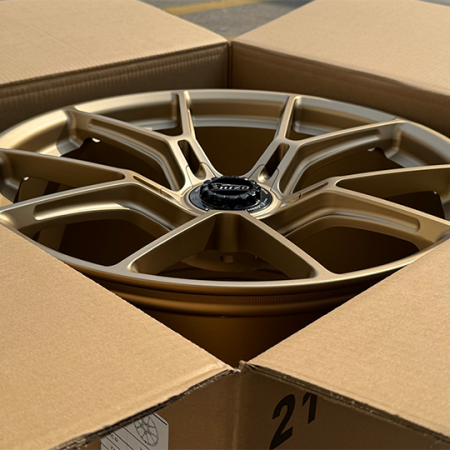 5330F Rizo forged satin gold satin black for Porsche 911-3