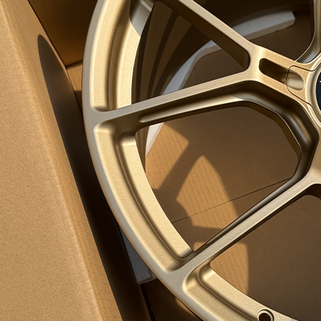 5330F Rizo forged satin gold satin black for Porsche 911 detailed Images-2