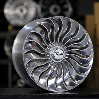5828F Polished Forged wheels for Mercedes