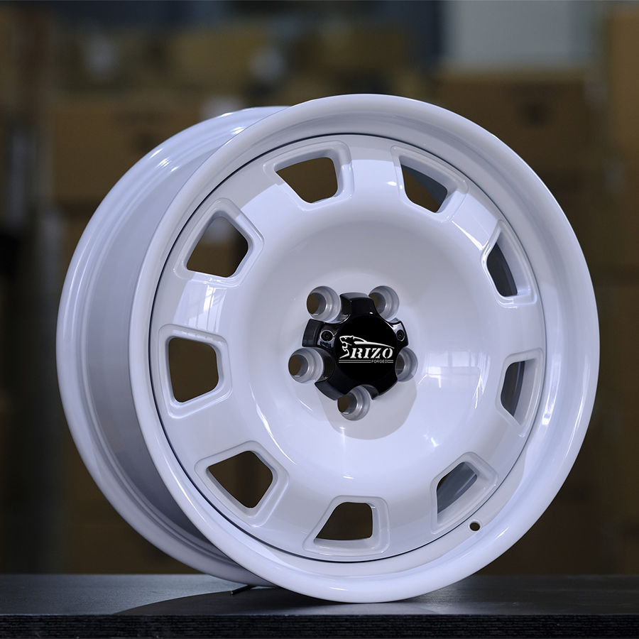 5918F Rizo white Forged wheels for Defender