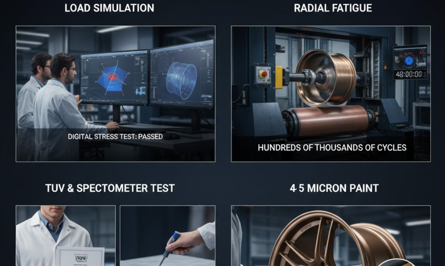 Come garantiamo la qualità su misura dei cerchi in RizoForged?