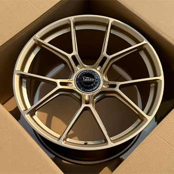 5330F Rizo forged satin gold satin black for Porsche 911-4 porsche centerlock wheels