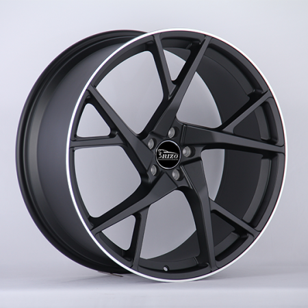 23-calowe satynowe czarne felgi Mansory z obróbką mechaniczną-2