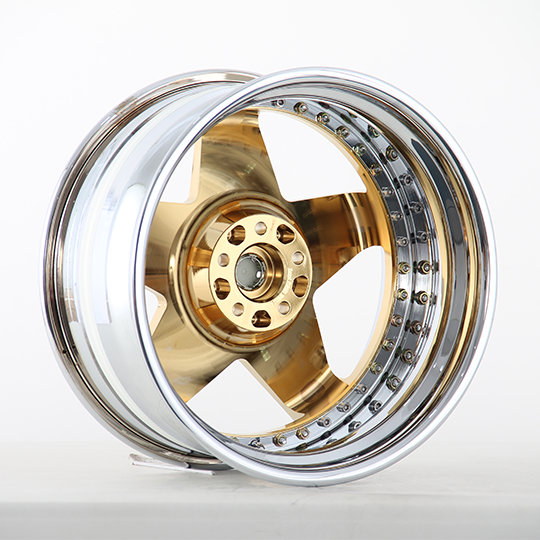 Rizo Forged RH-1 3pcs custom forged ferrari polished gold-3