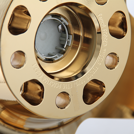 Rizo Forged RH-1 3pcs custom forged ferrari polished gold-detailed image-1