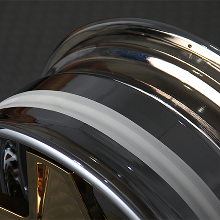 Rizo Forged RH-1 3pcs custom forged ferrari polished gold-detailed image-6