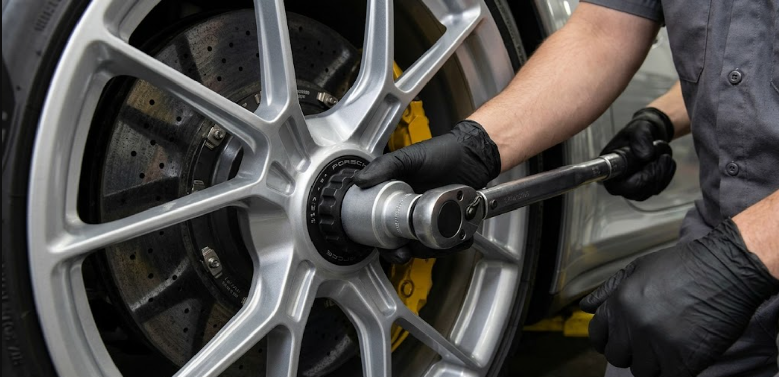 ¿Cómo se quitan las ruedas con cierre central de Porsche?