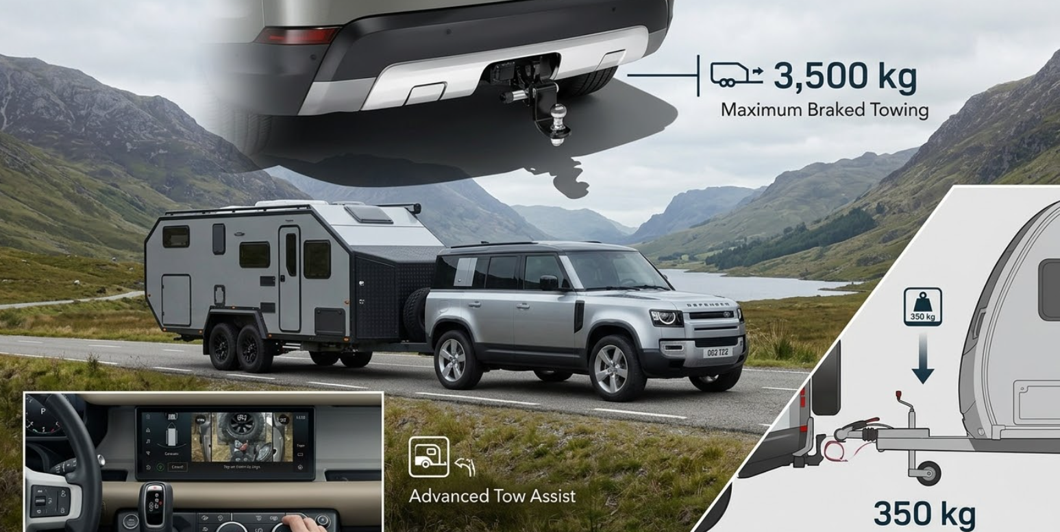 What Is The Towing Capacity Of A Land Rover Defender?