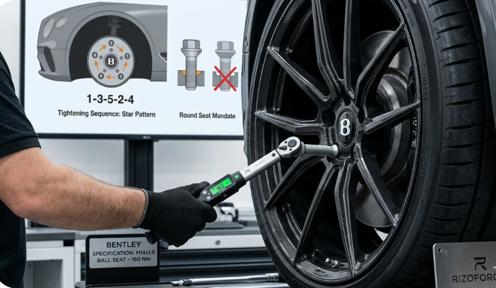 What Is The Torque Spec For Bentley Wheel Lug Bolts?