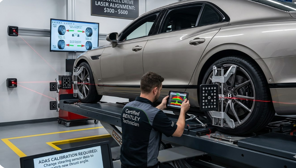 How Much Does It Cost To Align An All-Wheel Drive Bentley?