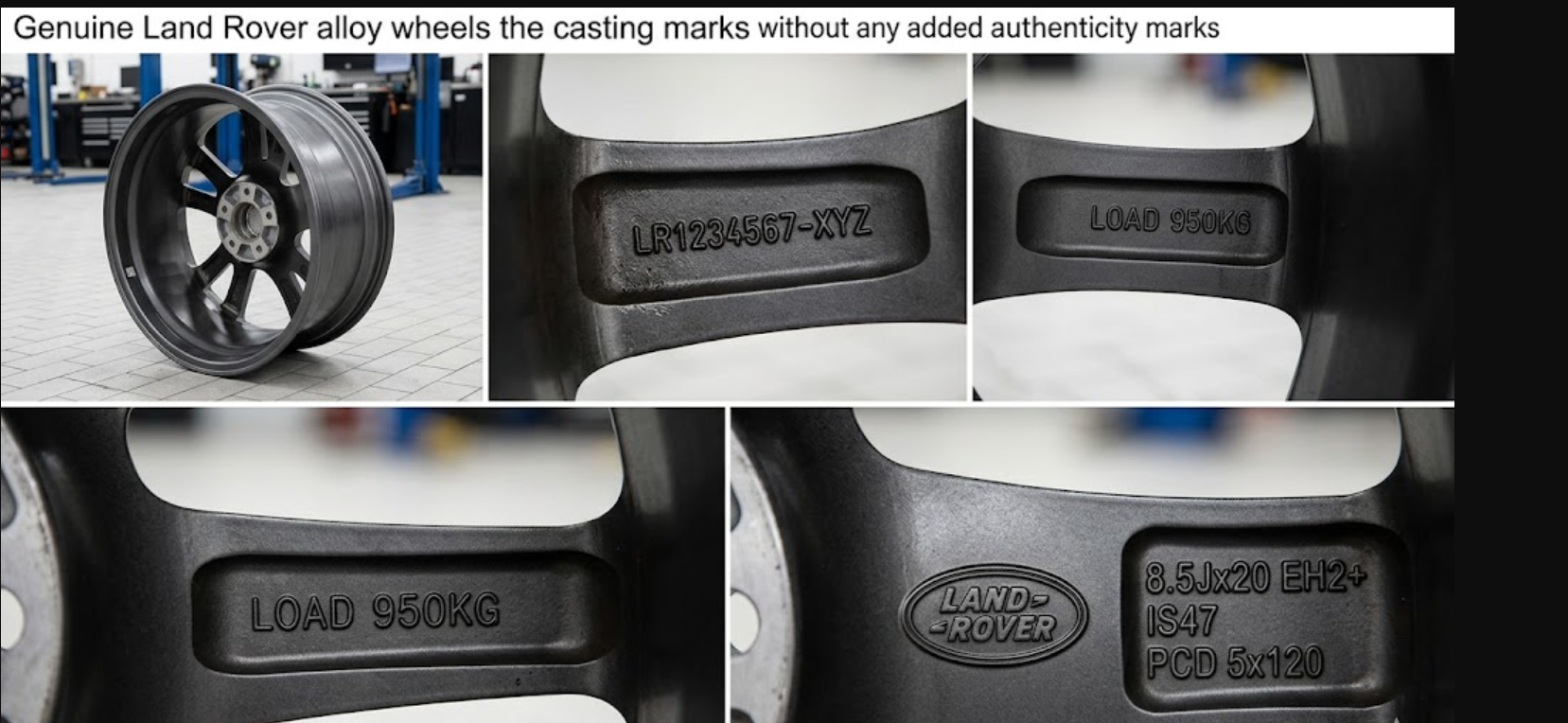 How To Identify A Genuine Land Rover Wheel? 