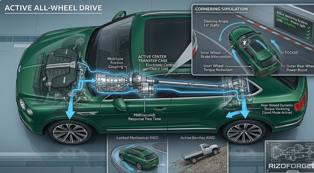 Is The Bentley Bentayga 4-Wheel Drive?