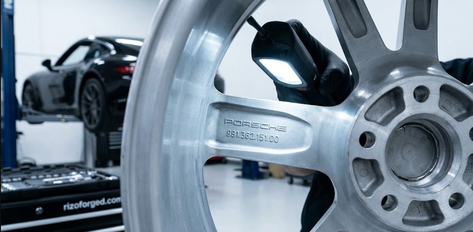 ¿Cómo saber si las llantas de Porsche son auténticas?