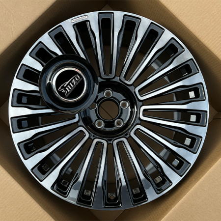 395F mansory 22 pulgadas, cara negra mecanizada + tinte gris-2