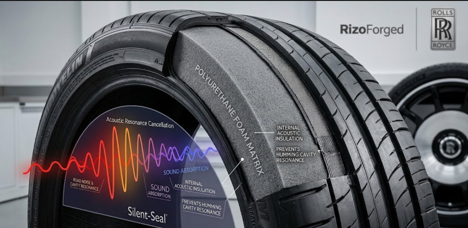 Cos'è la tecnologia "Silent-Seal" degli pneumatici Rolls Royce?