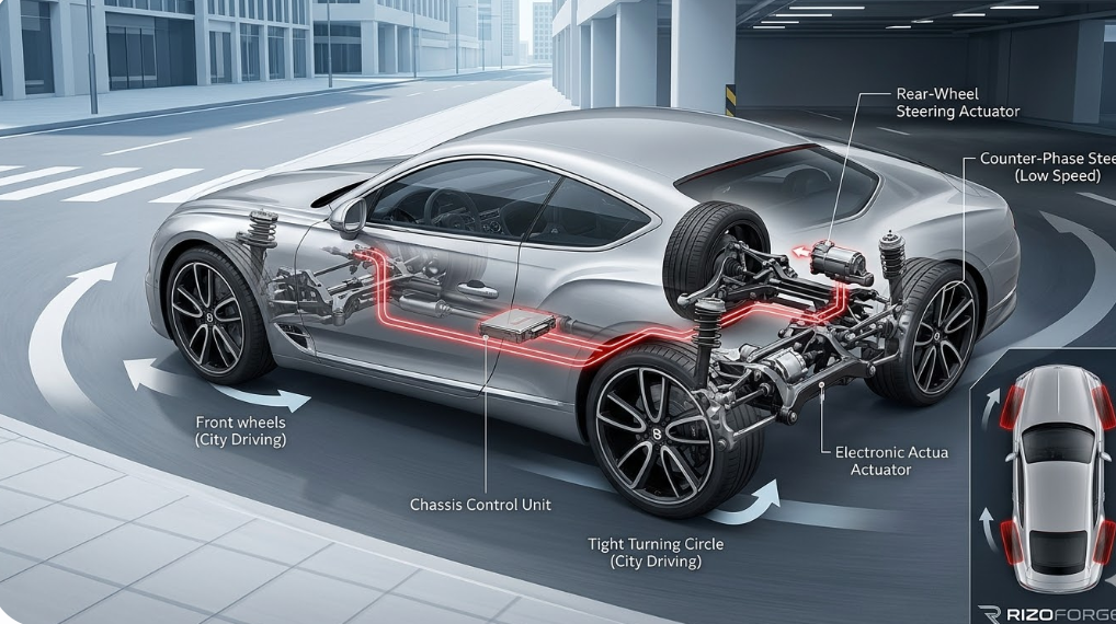 Does The Bentley Continental GT Have Rear-Wheel Steering?