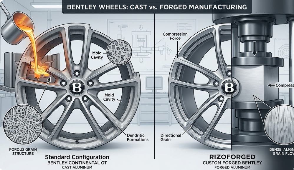 Are Bentley Wheels Forged Or Cast?