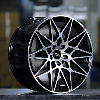 Cerchi BMW 758F con superficie lavorata nera