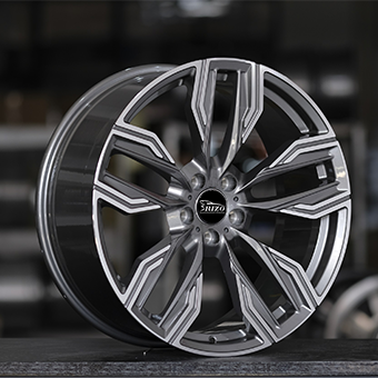 Cerchi BMW 761F con superficie lavorata grigia