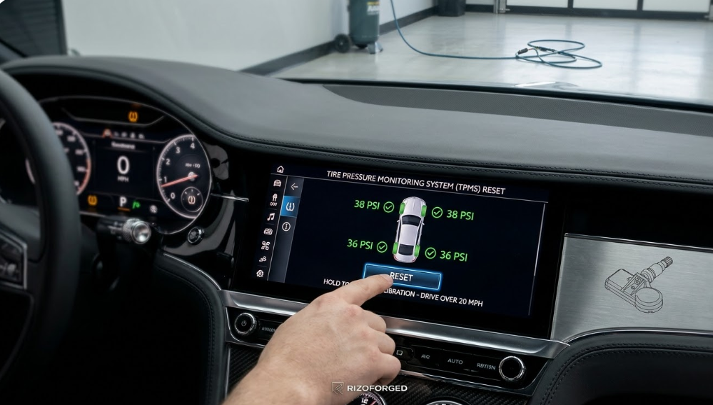 How To Reset The Tire Pressure Monitor On A Bentley?