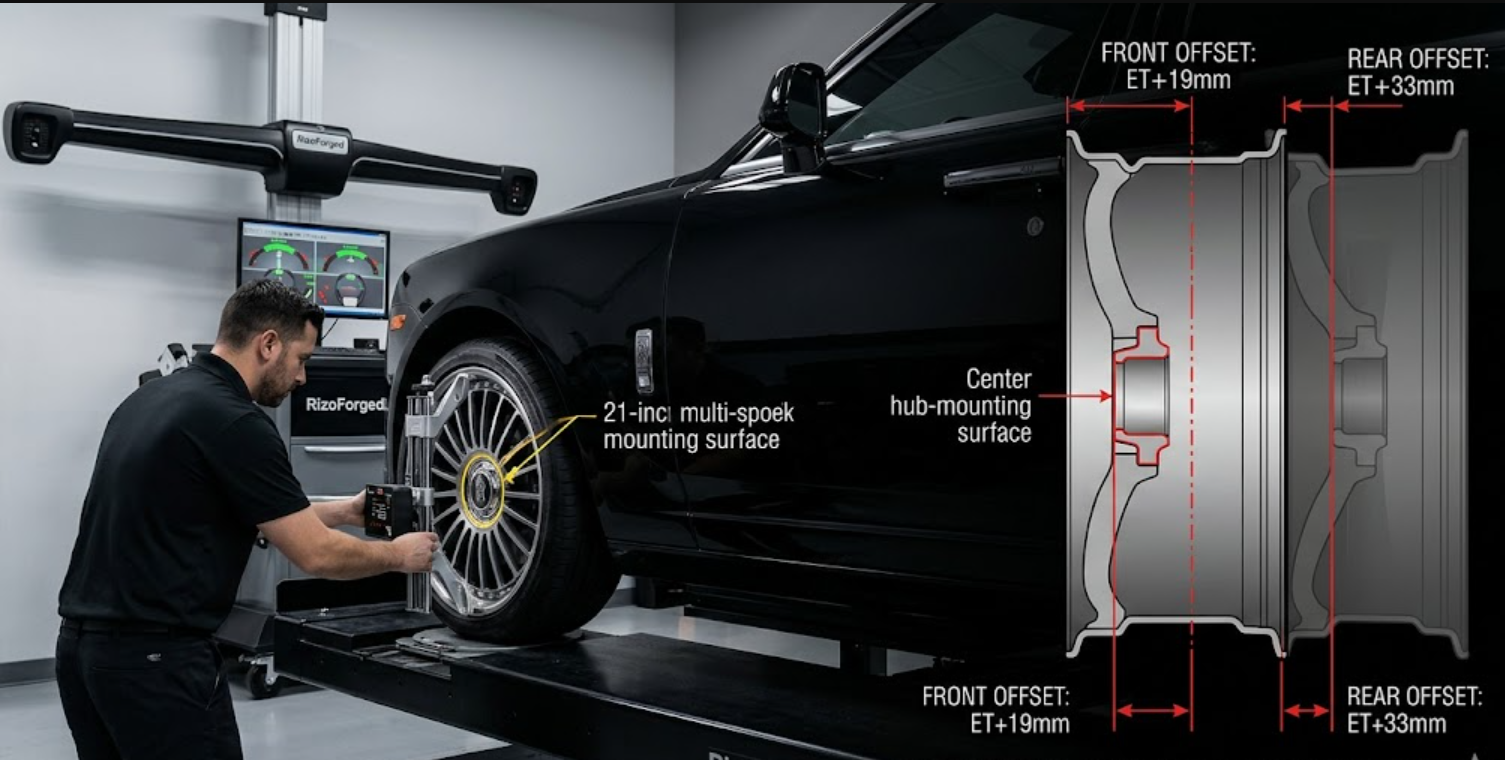 Qual è l'offset di un cerchio Rolls Royce di fabbrica?