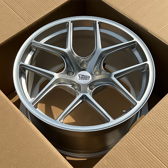 Llantas RZH01 HRE R101 forjadas, réplica de HRE R101, color plata pulido, llantas forjadas personalizadas