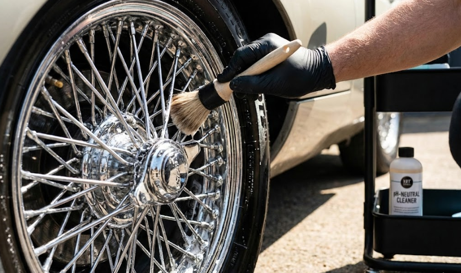 Have car enthusiasts ever considered the true secret behind perfect rims? Maintaining custom wire wheels requires specific care and strict attention. Removing grime from detailed spokes remains highly important for long-term durability. Leftover brake dust causes severe pitting, and such damage often leads directly to heavy corrosion. Cleaning wire spoke wheels becomes an enjoyable maintenance routine rather than a tedious chore when owners understand the correct washing methods. The Ultimate Wire Wheels Maintenance and Cleaning Guide!