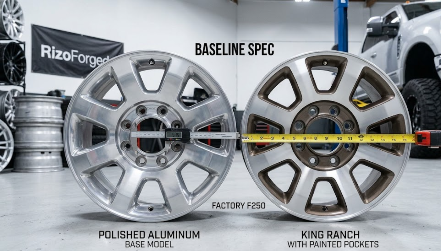 F250の工場出荷時の仕様と基準値!