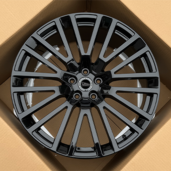 22 inch black multi spoke wheels for 2025 Range rover sport SV