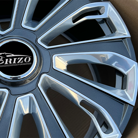 5621F continental gt wheels multi spoke gunmetal polished detail