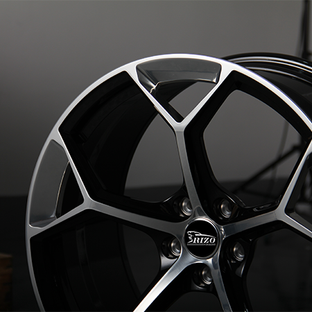 6132F 22 inch black polished RS6 wheels for 2021 Audi RS6 C8