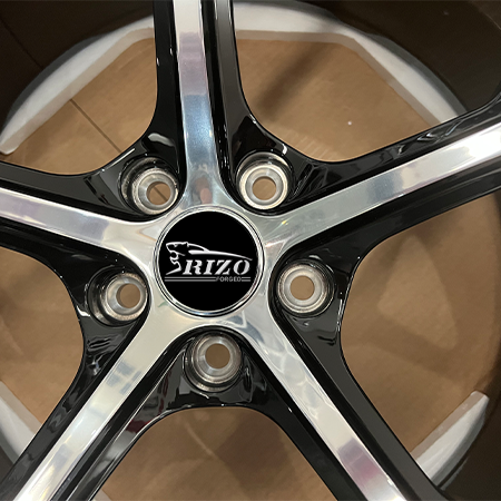 6132F 22 inch black polished RS6 wheels for 2021 Audi RS6 C8