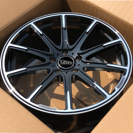 8124F 23 24 inch brabus G63 wheels black machined face for Mercedes G63