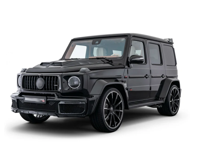 8124F 23 24 inch brabus G63 wheels black machined face for Mercedes G63