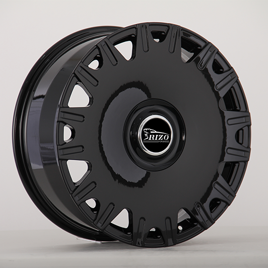 Rizo gloss black full face mulsanne wheels