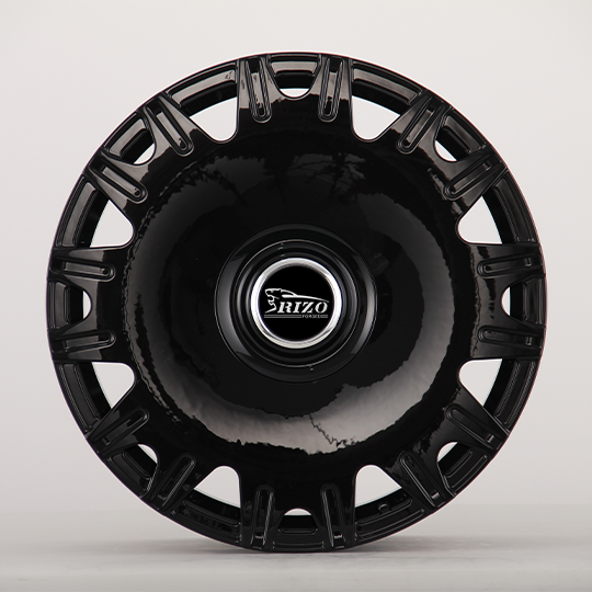 Rizo gloss black full face mulsanne wheels