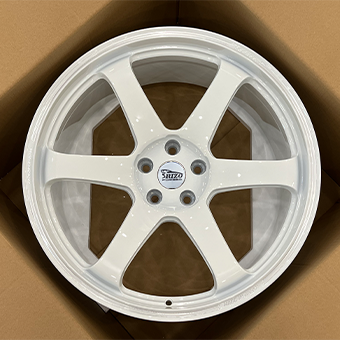BMW M3用ホワイトTE37スタイルホイール