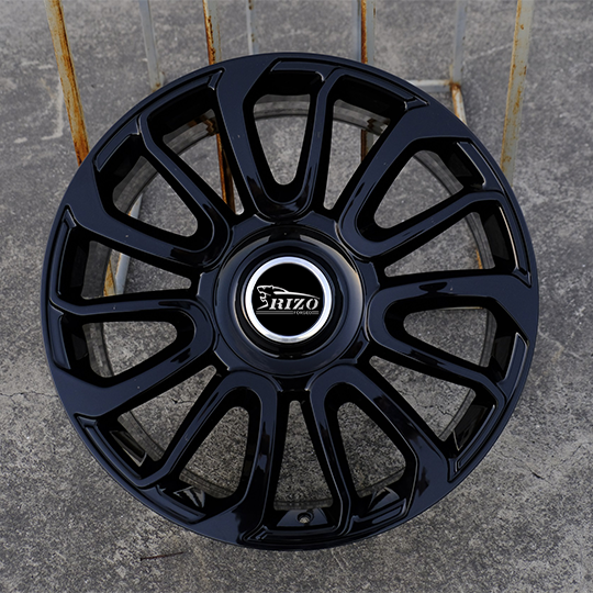 gloss black multi spoke range rover turbine wheels-1