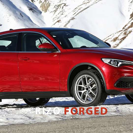 20 Inch Hyper Silver 5 Spoke Forged wheels For Alfa Romeo Stelvio