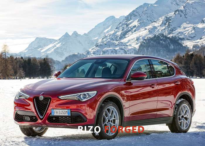 20 Inch Hyper Silver 5 Spoke Forged wheels For Alfa Romeo Stelvio