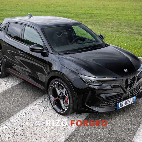 20 Inch Teledial Wheels satin gunmetal machined face forged wheels for 2016 Alfa Romeo Junior