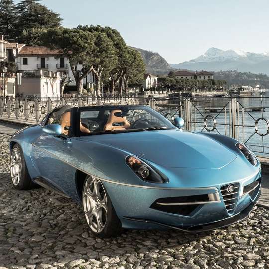 20 Inch Teledial style 2016 Alfa Romeo Disco Volante Spyder Touring wheels