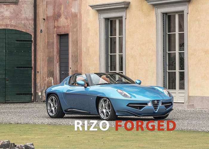 20 Inch Teledial style 2016 Alfa Romeo Disco Volante Spyder Touring wheels