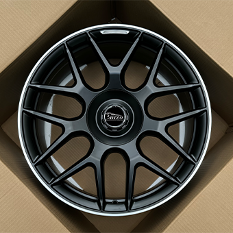 22 Inch Satin Black Machined Lip Y spoke G Class wheels for G63 AMG