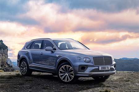 Llantas con acabado mecanizado en el SUV Bentley Bentayga