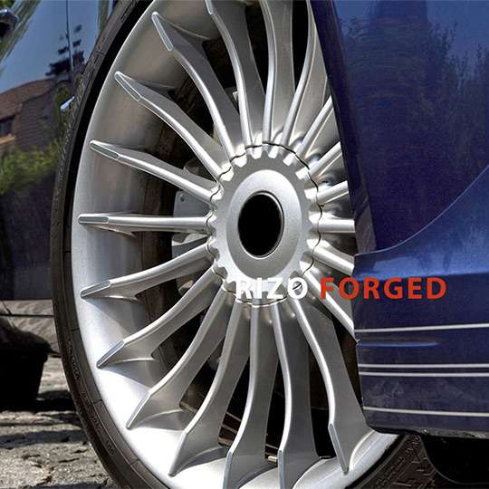 silver Alpina style BMW B7 wheels