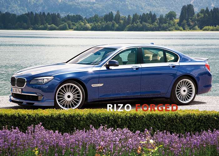 silver Alpina style BMW B7 wheels