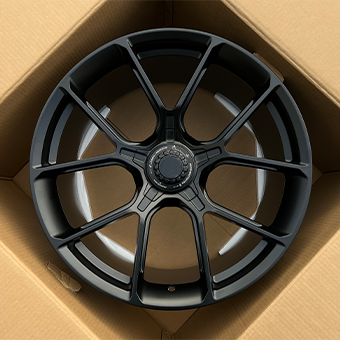 Llantas Porsche 911 estilo GT3 en negro satinado
